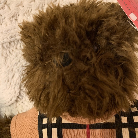 Burberry Check Sweater Teddy Bear Still Has Tag - Picture 9 of 16